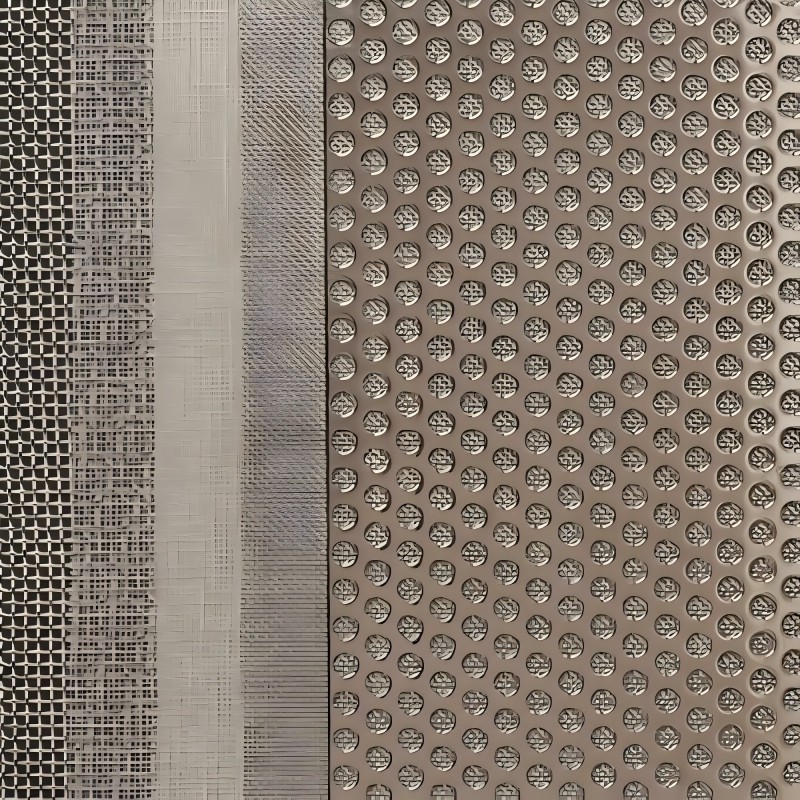 Perforated Plate Composite Sintered Mesh